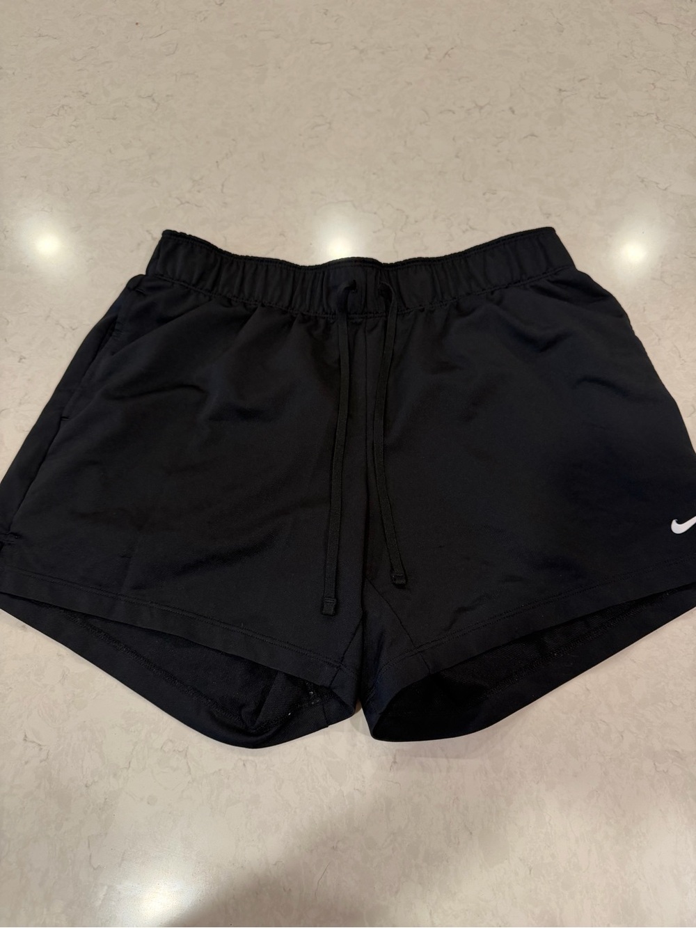 Nike Women's Black Athletic Shorts with Drawstring